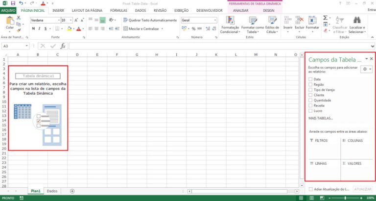 Tabela Din Mica No Excel Passo A Passo Excel Easy