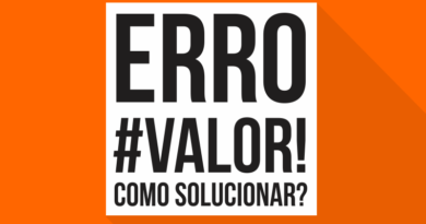Resolver Erro #VALOR! no Excel