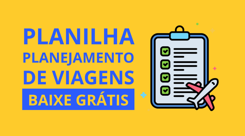 Planilha para Planejar viagens