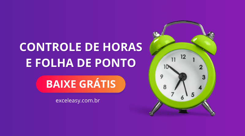 Planilha Controle de Horas Excel Grátis