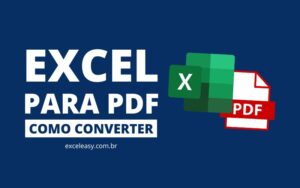 Excel em PDF como converter