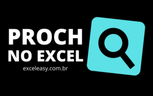 Função PROCH no Excel - exemplo práticos