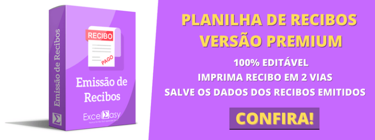 Planilha De Recibos VersÃo Premium Excel Easy 6891