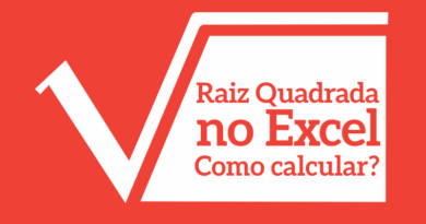 Como fazer cálculo de Raiz Quadrada no Excel