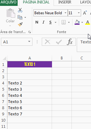 copiar formato de célula no Excel
