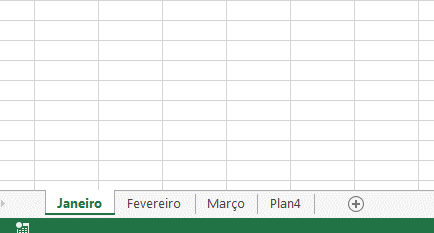 mudar a cor das guias de planilha no Excel