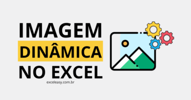 Ícone de imagem dinâmica no Excel com engrenagem, simbolizando a funcionalidade