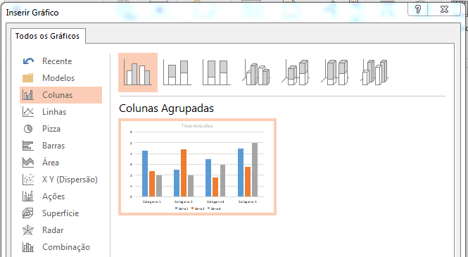 Gráfico exportar do Excel para o PowerPoint