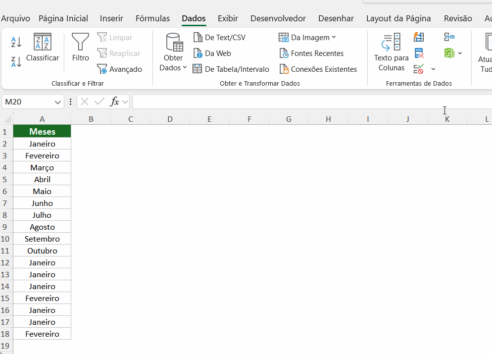 Como remover duplicatas no Excel Remover duplicatas no Excel