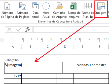 Inserir logo em cabeçalho no Excel