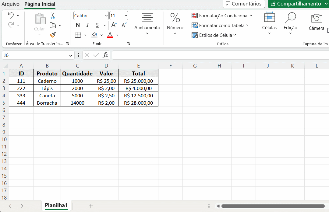 Converter Excel para JPG