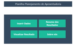 Planilha Planejamento de Aposentadoria, início