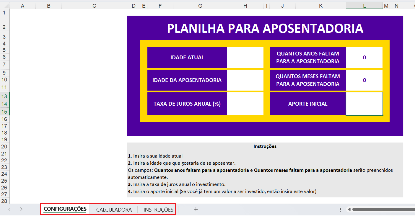 calculadora de poupança