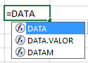 função DATADIF no Excel