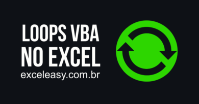 Como usar loops VBA no Excel
