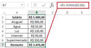 Subtração no Excel: Números, Porcentagens, Datas, Horas e Texto - Excel ...