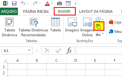 Inserir SmartArt no Excel