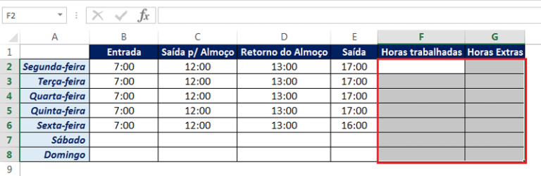 Como Calcular Horas Trabalhadas No Excel Horas Extras Excel Easy