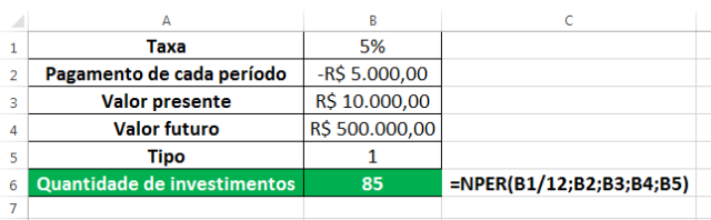 Fun o NPER No Excel Como Usar Excel Easy