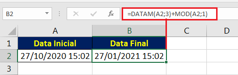 Excel aposentadoria DATAM