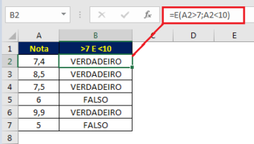 Função E No Excel - Guia Completo Com Exemplos Práticos - Excel Easy