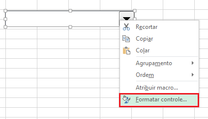 combobox no Excel - lista suspensa com hiperlink