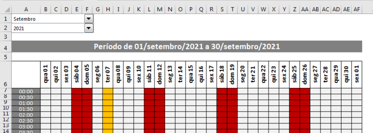 Como Fazer Calendário No Excel [Modelo Automático] - Excel Easy