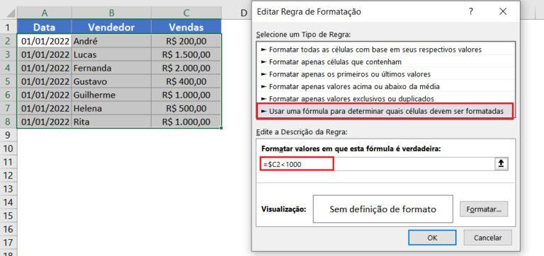 Formatação Condicional Na Linha Inteira Do Excel Excel Easy 5699