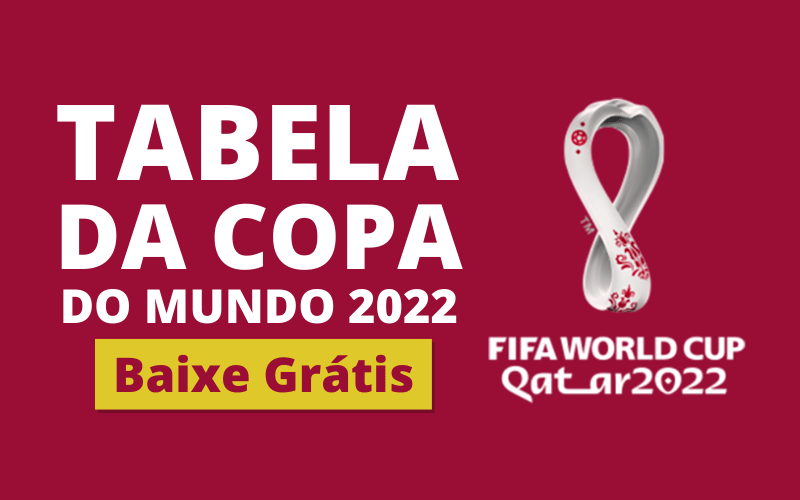 Tabela Copa do Mundo 2018 no Excel