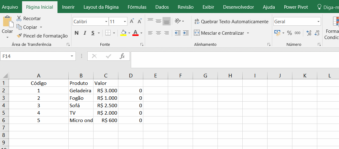 Converter CSV para Excel