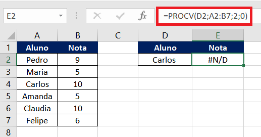 O que fazer quando o Excel não reconhece a fórmula?