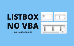 Como fazer ListBox no VBA Excel