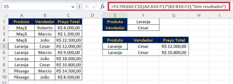 Função FILTRO Excel: Filtros Dinâmicos No Excel - Excel Easy