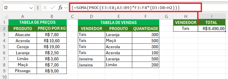 PROCV com SOMA Como usar as duas funções juntas Excel Easy