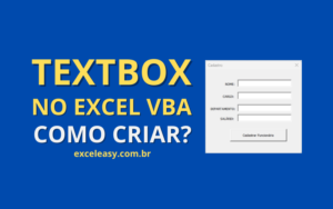 Como criar TextBox VBA no Excel