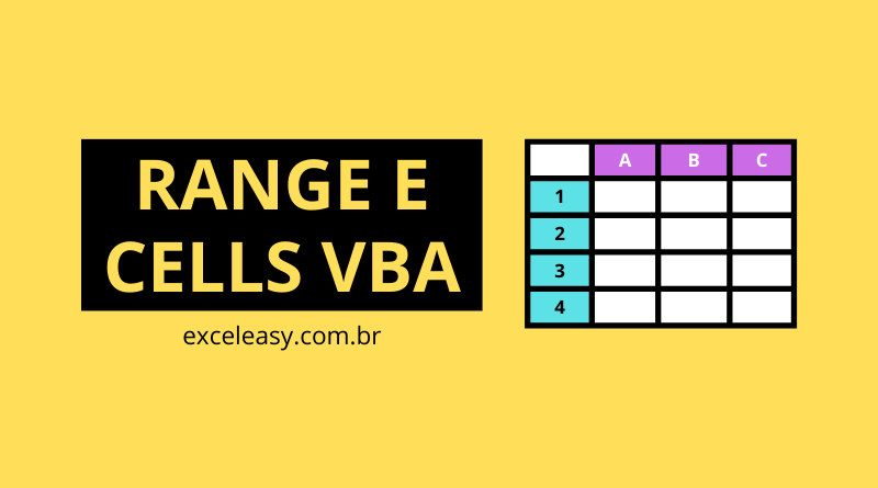 Como usar Range e Cells VBA