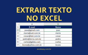 Como Extrair Texto Excel