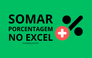 Como Somar porcentagem no Excel