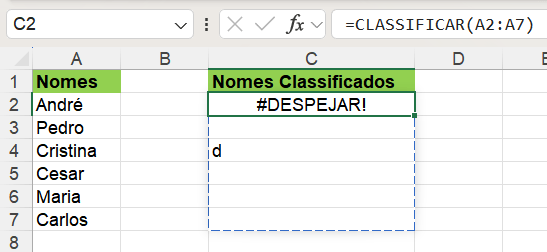 Como solucionar o problema #DESPEJAR! no Excel