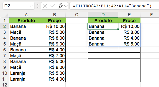 Passo a passo para corrigir o erro #DESPEJAR! no Excel