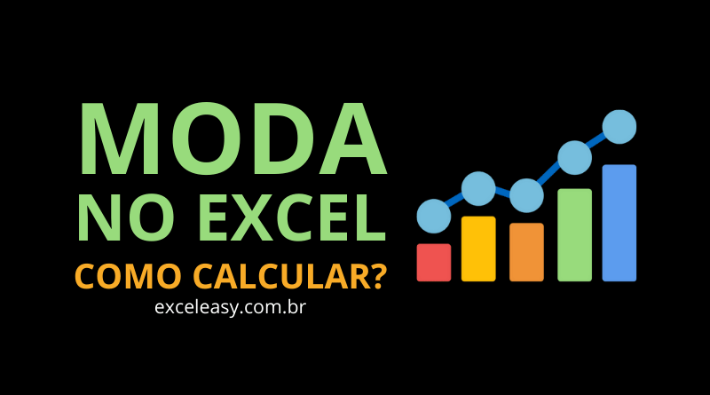 MODA NO EXCEL passo a passo