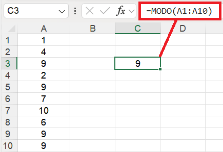 Como Calcular a Moda no Excel