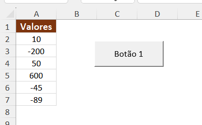 como deixar numero negativo positivo no excel com VBA