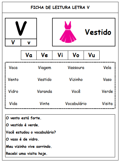 Ficha de leitura V