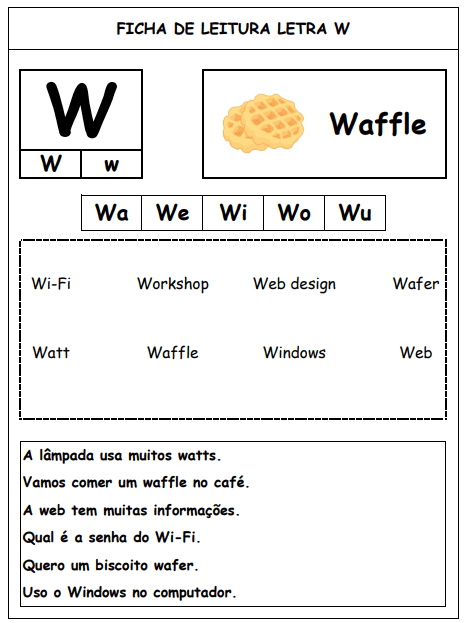 Ficha de leitura W