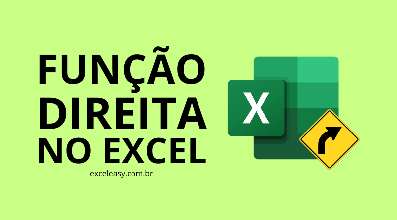 Função Direita Excel