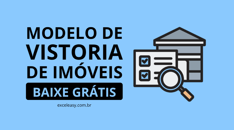 Modelo vistoria de imoveis no Excel para baixar