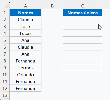 Remover duplicatas excel