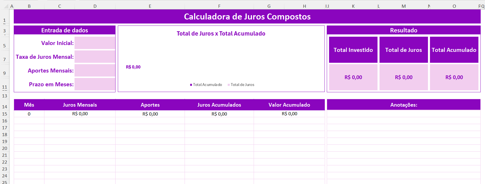 calculadora juros compostos