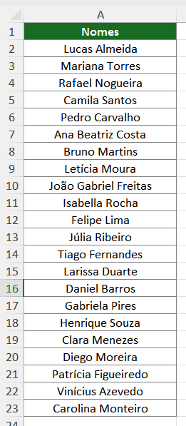 como pesquisar nome planilha excel